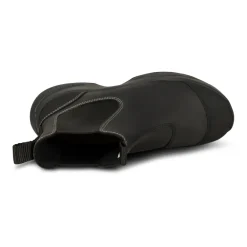 Woden Støvler|Chelsea Boots*Vandtætte gummistøvler med fiskeskinddetaljer Sort