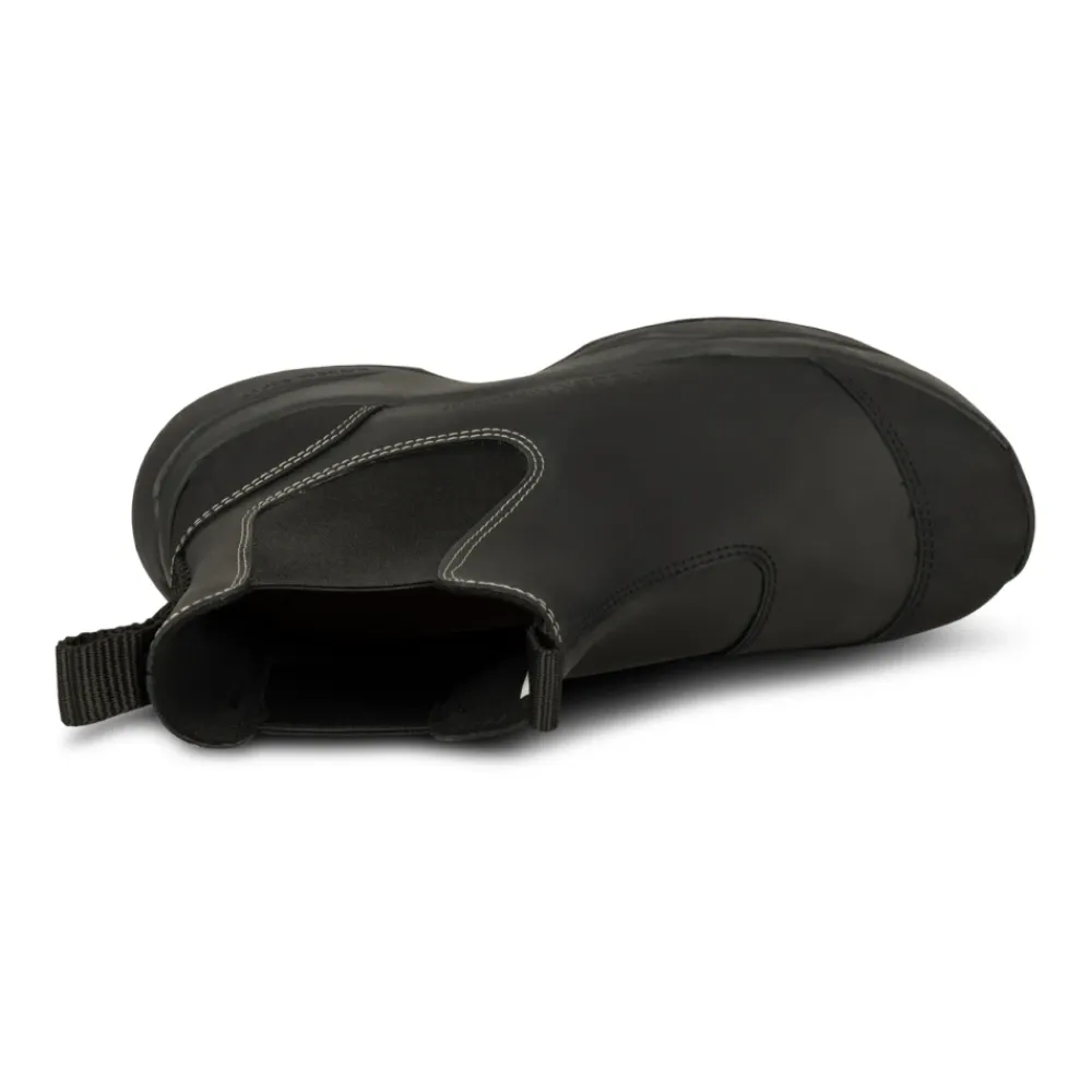 Woden Støvler|Chelsea Boots*Vandtætte gummistøvler med fiskeskinddetaljer Sort