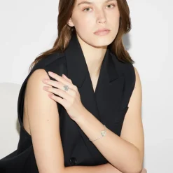 Gucci Smykker*Varemærke Ring i sterlingsølv med hjertemotiv Grå