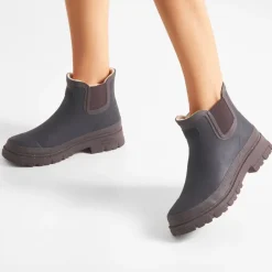 Woden Støvler*Varm Vandtæt Slip-On Støvle /Brunt Sort