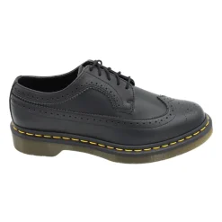 Dr. Martens Snøresko*Vegansk læder Oxford gul søm gummi Sort