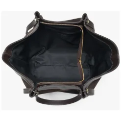 Estro Indkøbstasker*Velour Shopper Taske Brun