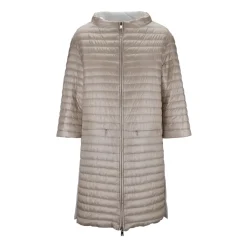 Herno Frakker*Vendbar dunjakke med lynlås Beige