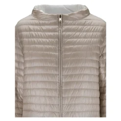 Herno Frakker*Vendbar dunjakke med lynlås Beige