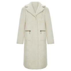 Cesare Gaspari Frakker*Vendbar Printet Frakke Catty - Hvid