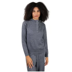 Seventy Striktrøjer & Sweatere*Venezia Hoodie Grå