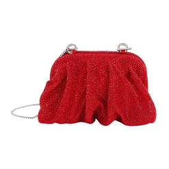 Benedetta Bruzziches Skuldertasker*Venus La Grande Clutch Rød