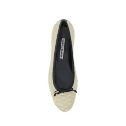 Manolo Blahnik Ballerina Sko*Veralli 010 Ballerina Sko Beige