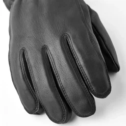Hestra Handsker*Vinterhandsker - Læder, Uld, Polyester Sort