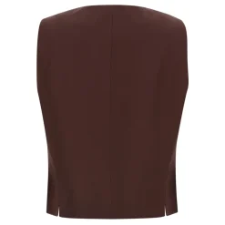 Alberto Biani Jakker*Viskose- og linnedvest Brun