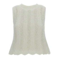 Loulou Studio Striktrøjer & Sweatere*VITTORIAIVORY Hvid