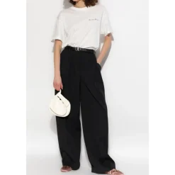 Anine Bing T-Shirts*Walker Tee Lyrics Hvid