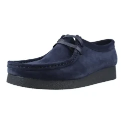 Clarks Snøresko*Wallabeeevosh Suede Blå