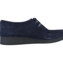 Clarks Snøresko*Wallabeeevosh Suede Blå