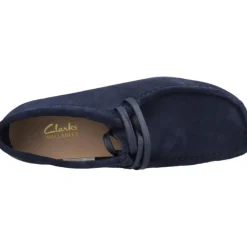 Clarks Snøresko*Wallabeeevosh Suede Blå