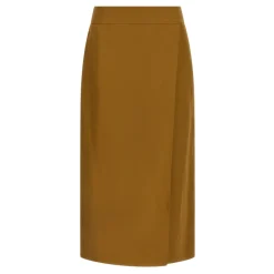 Alberto Biani Nederdele*Wallet Midi Skirt Brun