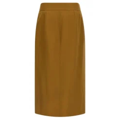 Alberto Biani Nederdele*Wallet Midi Skirt Brun