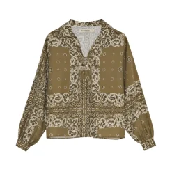 The New Society Bluser & Skjorter*Waterlily Shirt Grøn