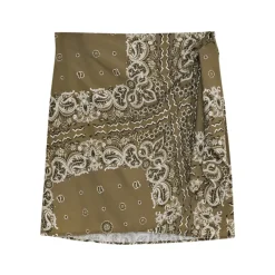 The New Society Nederdele*Waterlily Wrap Skirt Grøn