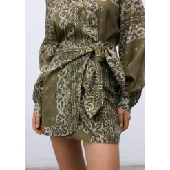 The New Society Nederdele*Waterlily Wrap Skirt Grøn