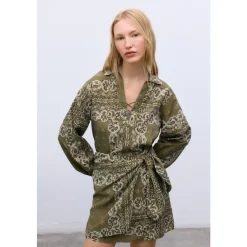 The New Society Nederdele*Waterlily Wrap Skirt Grøn