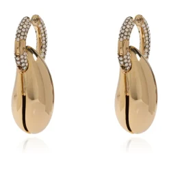 Tory Burch Smykker*Wave Hoop Earring Gul