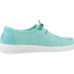 Hey Dude Snøresko*Wendy Stretch Mesh Blå