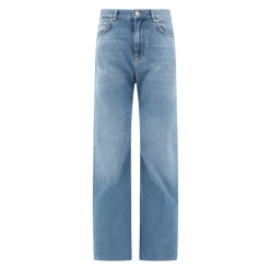 PINKO Jeans*Wide Leg Denim Jeans Blå