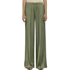 Semicouture Bukser*Wide Trousers Grøn