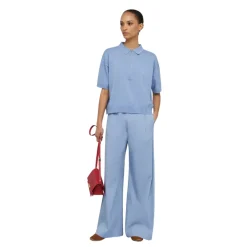 Semicouture Bukser*Wide Trousers Blå