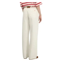 Semicouture Bukser*Wide Trousers Hvid