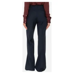 Manuel Ritz Bukser*Wide Wool Trousers Blå