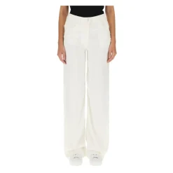 Givenchy Bukser*Wide-Leg Bukser Hvid