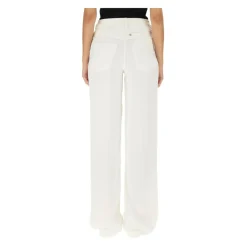 Givenchy Bukser*Wide-Leg Bukser Hvid