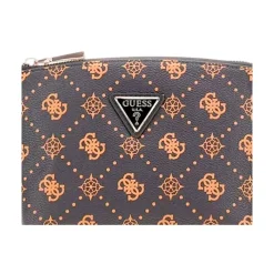 Guess Toilettasker*Wilder Trousse Brun