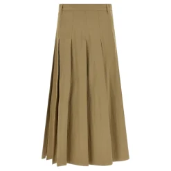 Weekend Max Mara Nederdele*WkDorme Midi Skirt Beige
