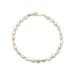 Nialaya Smykker*Women's Baroque Pearl Choker Gul