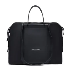 Piquadro Laptop Tasker*Women's computer tote with iPad® compartment, RFID and shock absorbing protection Sort