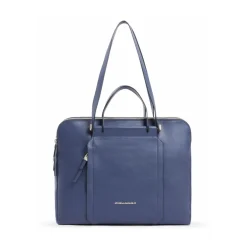 Piquadro Laptop Tasker*Women's laptop and Pad® bag with two dividers,RFID and shock absorbing protection Blå