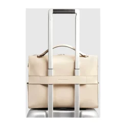 Piquadro Laptop Tasker*Women's laptop bag with iPad® compartment, shock absorbing and RFID protection Beige