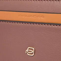 Piquadro Laptop Tasker*Women's leather clutch for iPad® Brun