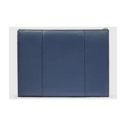 Piquadro Laptop Tasker*Women's leather clutch for iPad® Blå