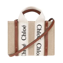 Chloé Bæltetasker*Woody Mini skuldertaske Beige