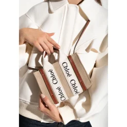Chloé Bæltetasker*Woody Mini skuldertaske Beige