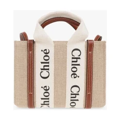 Chloé Bæltetasker*Woody Mini skuldertaske Beige