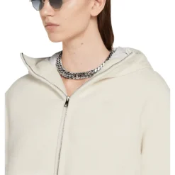 Gucci Jakker*Wool Bouclé Jakke med Logo Hvid