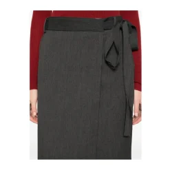 Dunst Nederdele*Wrap design kul nederdel Grå