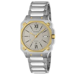 Gucci Ure*YA166403 - G-Flat 36mm rustfrit stålkasse Grå