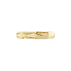 Gucci Smykker*YBC662177001 - 18kt t d - Link to Love studded ring i 18kt t d Gul