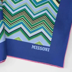 Missoni Tørklæder*Zig Zag Silketørklæde Multifarvet